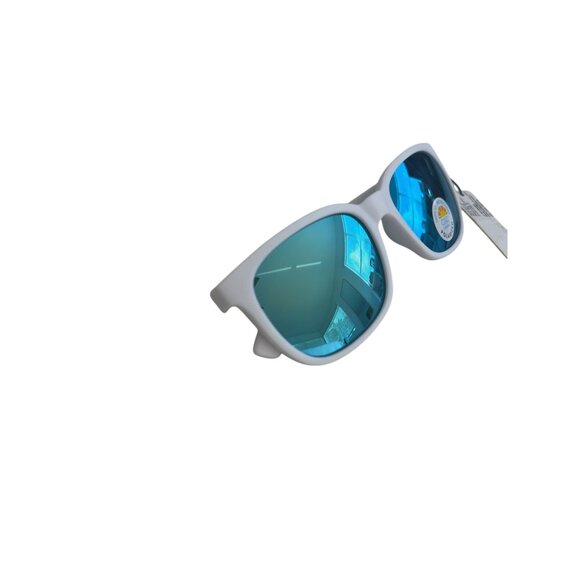 C&C CALIFORNIA White Polarized Way Farer Sunglasses NEW NWT - Picture 4 of 4